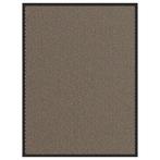 vidaXL Deurmat 90x120 cm bruin, Verzenden, Nieuw