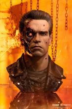 Terminator 2: Judgement Day Bust 1/1 T-800 Model 101 Battle, Collections, Ophalen of Verzenden