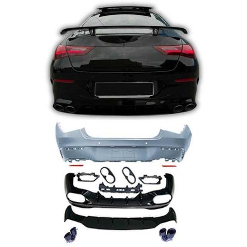 Achterbumper met diffuser voor mercedes cla c118 met pdc, Auto-onderdelen, Carrosserie