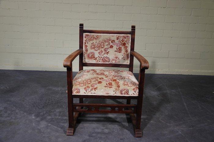 Fauteuil - Hout, stof - Antieke armstoel, Antiquités & Art, Antiquités | Autres Antiquités