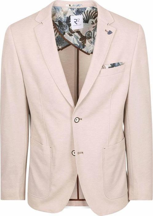 R2 Jersey Colbert Ecru maat Maat 56/58 (XL) Heren, Kleding | Heren, Truien en Vesten, Beige, Nieuw, Maat 56/58 (XL), Verzenden