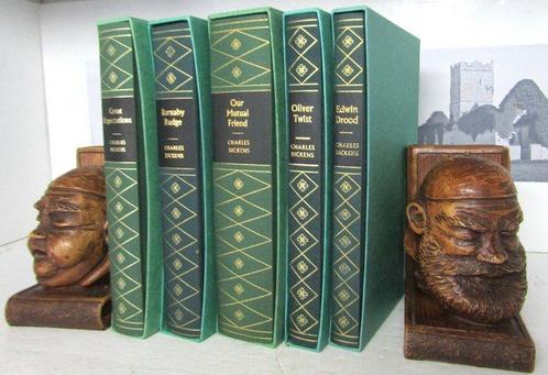 Charles Dickens - Charles Dickens - 5 Volumes Folio Society, Antiek en Kunst, Antiek | Boeken en Manuscripten