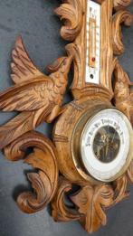 Holosteric aneroid barometer - Bois, Verre - Jolis oiseaux, Antiek en Kunst