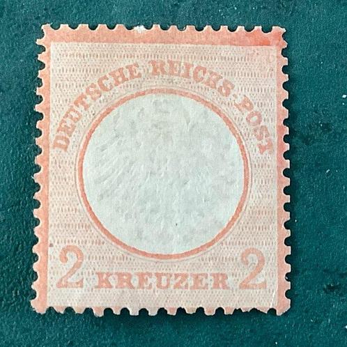 Duitse Rijk 1872 - 2 Kreuzer Kleine Brutschield met, Postzegels en Munten, Postzegels | Europa | Duitsland