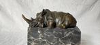 Milo (1910-1978) - sculptuur, Le Rhinocéros au repos - 13 cm, Antiek en Kunst