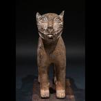 Luipaard - antiek brons - Yoruba - Nigeria