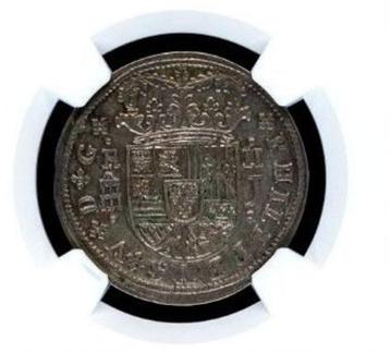 Royaume d’Espagne. Philippe II. 2 Reales 1718 Segovia J, Timbres & Monnaies