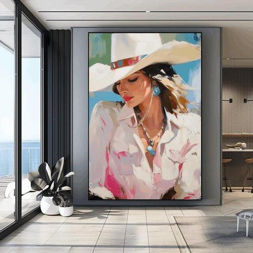 I_KONIQ (1969) - Modern sensual cowgirl, Antiek en Kunst, Curiosa en Brocante