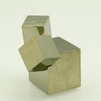 Hoge kwaliteit! Pyriet kristalcluster - Hoogte: 4.1 cm -, Verzamelen