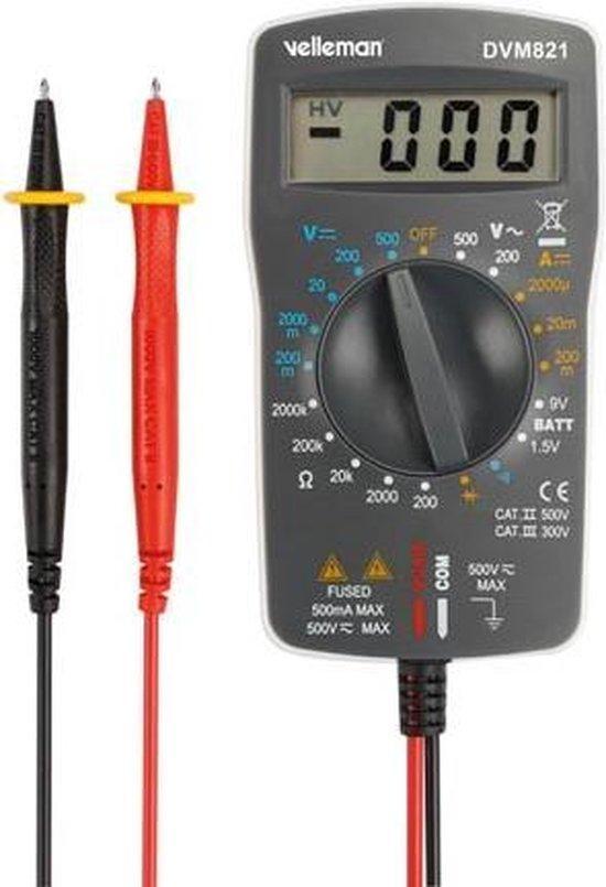 2dekans | Digitale Multimeter - Cat. Ii 500 V / Cat Iii 300, Bricolage & Construction, Instruments de mesure, Enlèvement ou Envoi