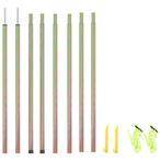 vidaXL Zonneschermpalen 2 st 200 cm gegalvaniseerd staal, Verzenden