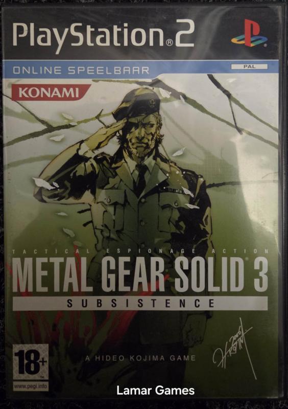 Metal Gear Solid 3 Subsistence (ps2 tweedehands game), Consoles de jeu & Jeux vidéo, Jeux | Sony PlayStation 2, Enlèvement ou Envoi