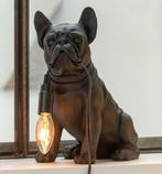 Lamp - resin - Franse Bulldog Tafellamp, Antiek en Kunst