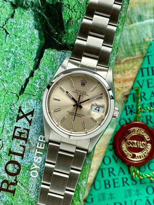 Rolex Datejust 34 15200 uit 1990, Bijoux, Sacs & Beauté, Montres | Femmes, Envoi