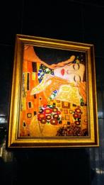 Baltisch amber - Gustav Klimt schilderij Kus - Barnsteen -