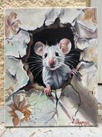 Eugenie Chervonna - Coucou......je vous ai a loeil !.. et, Antiek en Kunst, Kunst | Schilderijen | Modern