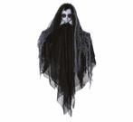 Zwarte Halloween Hangdecoratie Spook 50cm, Nieuw, Verzenden