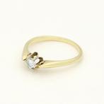 Ring - 14 karaat Geel goud - 0.25ct. tw. Diamant, Nieuw