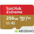SanDisk Extreme 256GB MicroSDXC Geheugenkaart, Verzenden