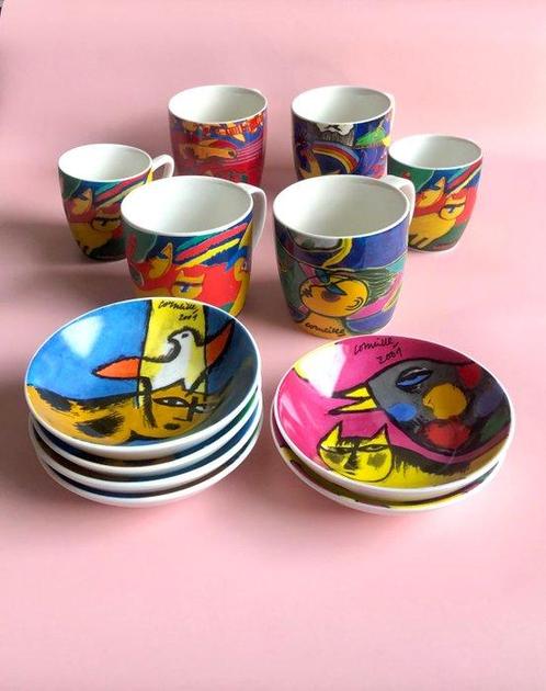 Corneille - Koffie- en theeservies - Porselein - Cobra, Antiek en Kunst, Kunst | Designobjecten