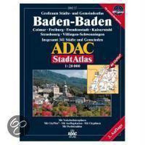 Adac Stadtatlas Baden-Baden 1 : 20 000 9783826413674, Livres, Livres Autre, Envoi