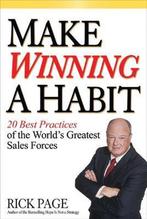 Make Winning a Habit - Rick Page - 9780071465021 - Hardcover, Boeken, Verzenden, Nieuw