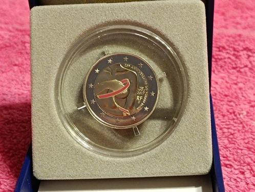 Frankrijk. 2 Euro 2017 Ruban Rose Proof, Postzegels en Munten, Munten | Europa | Euromunten