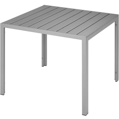 Aluminium tuintafel Maren met in hoogte verstelbare poten 90, Tuin en Terras, Tuinsets en Loungesets, Verzenden