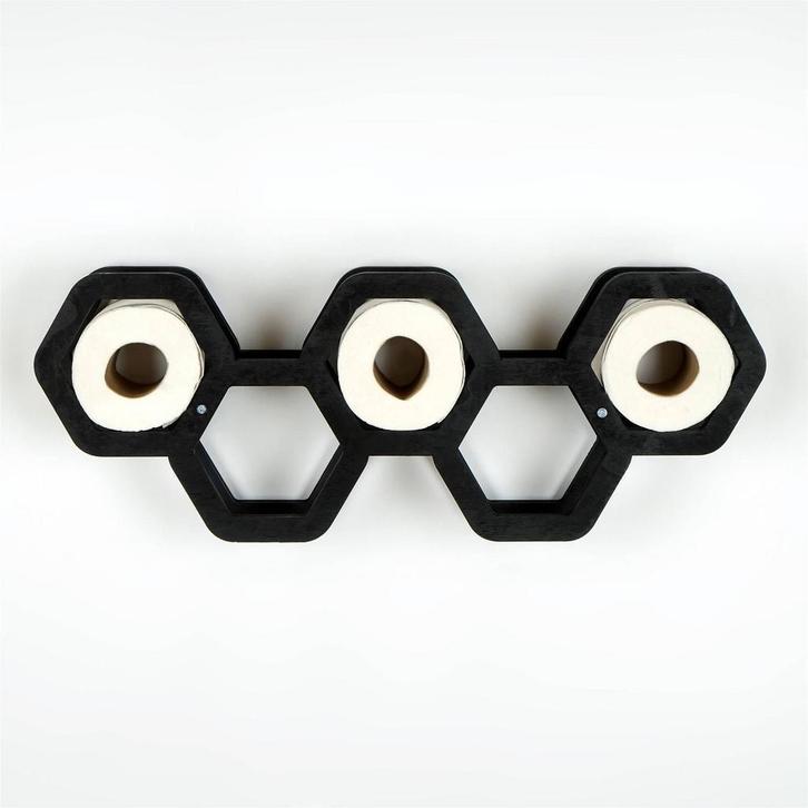 Toiletpapierhouder Rockleigh | Kalune Design, Huis en Inrichting, Badkamer | Badtextiel en Accessoires, Zwart, Nieuw, Verzenden