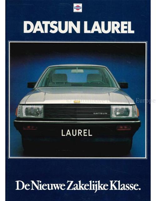 1981 NISSAN LAUREL BROCHURE NEDERLANDS, Livres, Autos | Brochures & Magazines
