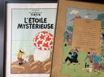 Tintin - Coffret lithographies Escale - Hergé - 9 Lithos -, Nieuw