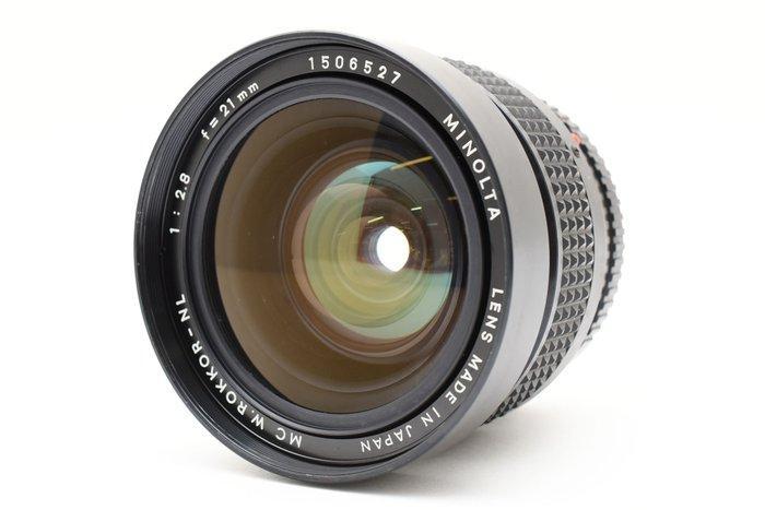 Minolta MC W.Rokkor-NL 2.8/21mm Groothoeklens, Audio, Tv en Foto, Fotocamera's Analoog