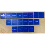 Taaldomino Meervoud Blauw 5, Verzenden