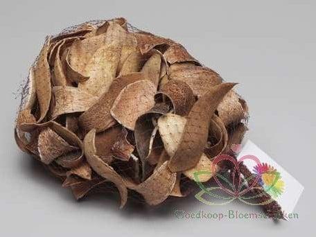 Mehogany Spoon Net Naturel 400 gram, Huis en Inrichting, Woonaccessoires | Kunstplanten en Kunstbloemen, Nieuw