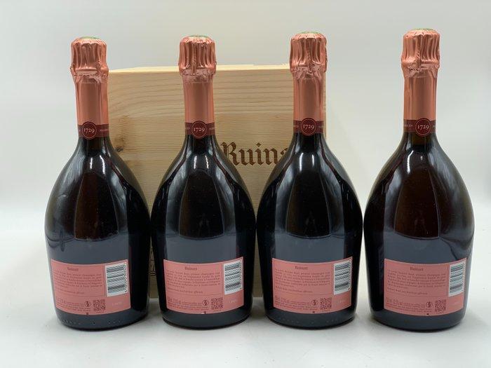 Ruinart, Caisse Cave - Champagne Rosé - 4 Flessen (0.75, Collections, Vins
