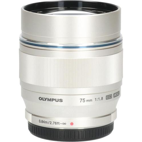 Olympus M.Zuiko Digital ED 75mm f/1.8 - Zilver CM8506, Audio, Tv en Foto, Foto | Lenzen en Objectieven, Overige typen, Gebruikt