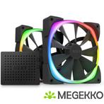 NZXT Aer RGB 2 - 140mm Twin & Controller - Black Edition, Verzenden