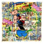 Koen Betjes (1992) - Popeye x Mickey Mouse, Antiek en Kunst, Kunst | Schilderijen | Modern
