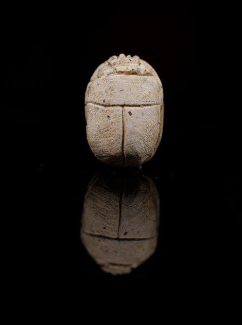 Het oude Egypte, serpentijn Egyptische scarabee hanger - 1, Verzamelen, Mineralen en Fossielen