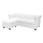 vidaXL Canapé Chesterfield en forme de L cuir, Verzenden, Neuf