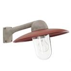 Stal- & Boerderijlampen Wandlamp Fabrique Alu/Rood, Tuin en Terras, Verzenden, Nieuw