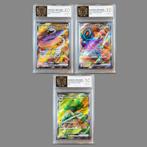 Pokémon Card - Set x3 Cards Graded GP 10 2024 POKEMON
