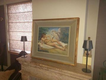Jan Duchene (1901-1981) Atelier van - Leda met de Zwaan