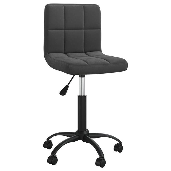 vidaXL Eetkamerstoel draaibaar fluweel zwart, Huis en Inrichting, Stoelen, Nieuw, Verzenden