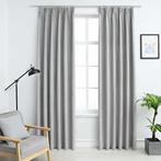vidaXL Gordijnen verduisterend met haken 2 st 140x245 cm, Huis en Inrichting, Verzenden, Nieuw