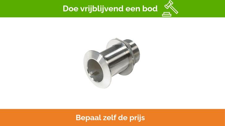 Bieden: Vetus Stainless Steel Thru Hull Fitting 2 Inch AISI, Watersport en Boten, Bootonderdelen, Ophalen of Verzenden