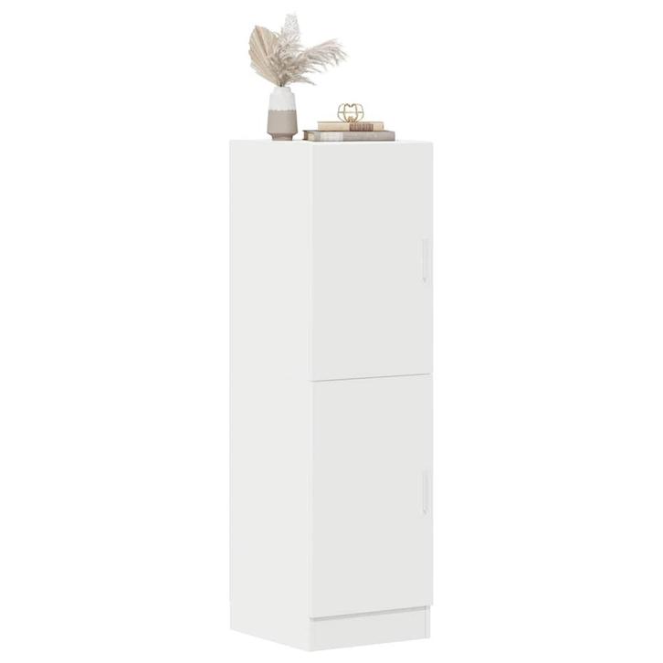 vidaXL Keukenkast 38x41,5x131,5 cm bewerkt hout wit, Huis en Inrichting, Kasten | Overige, Nieuw, Verzenden