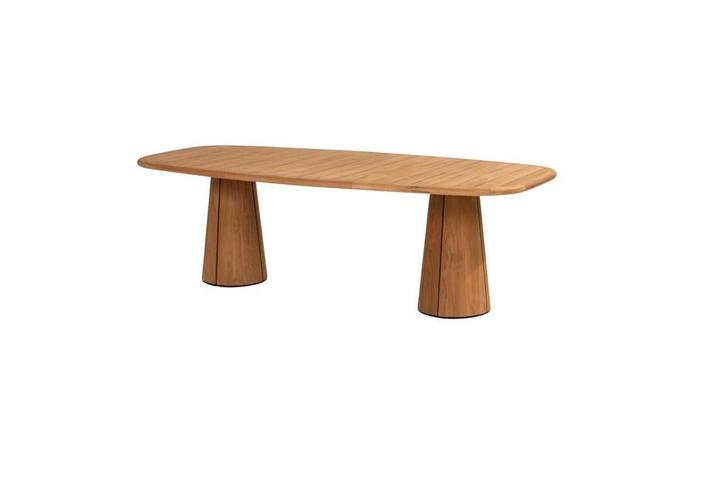 Taste by 4 Seasons Capri teak tuintafel barrel met blad, Tuin en Terras, Tuinsets en Loungesets