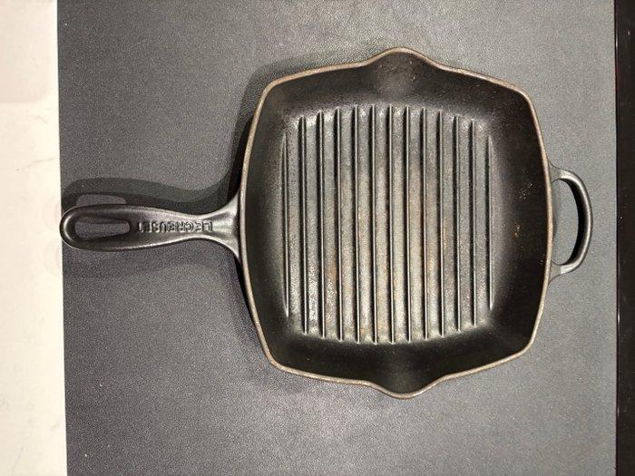 Le Creuset - Pan - Grillpan - Cast iron - Grilpan 26, Antiquités & Art, Antiquités | Ustensiles de cuisine