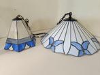 Lamp (2) - Glas - 2 x Tiffany style lampen, Antiek en Kunst